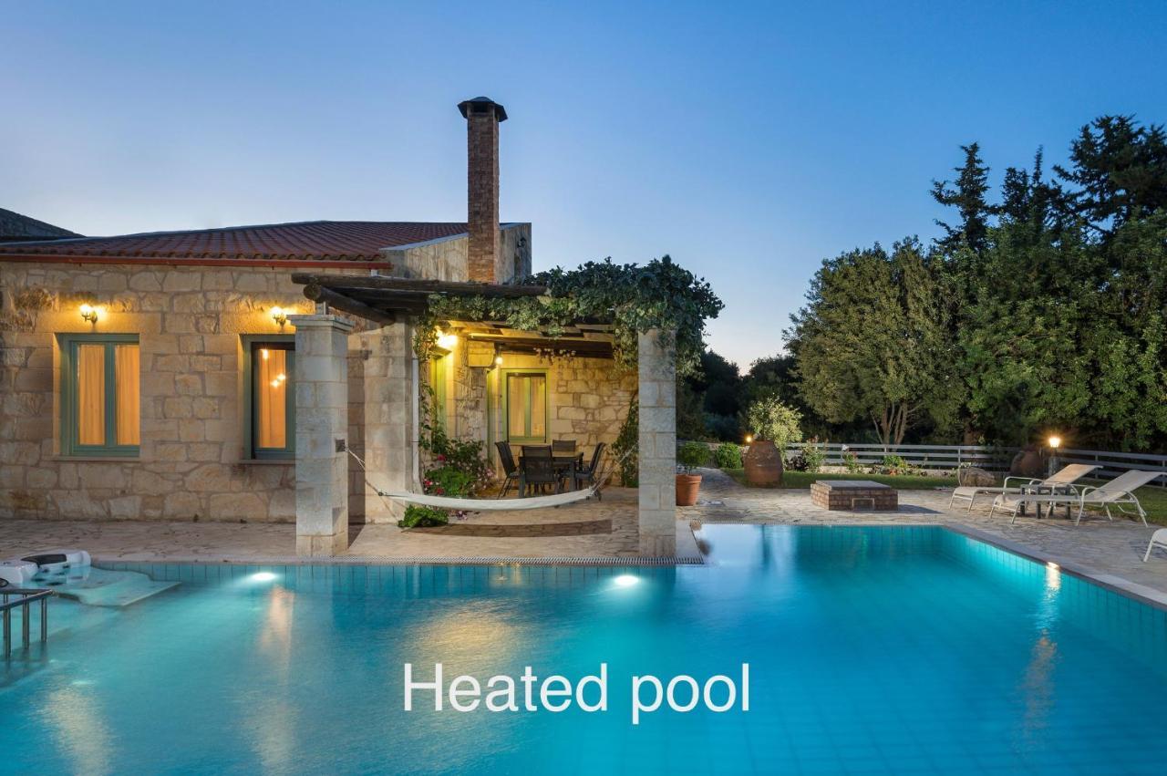 Fílippos Boutique Villa Petra Amanda Heated Pool Optional מראה חיצוני תמונה